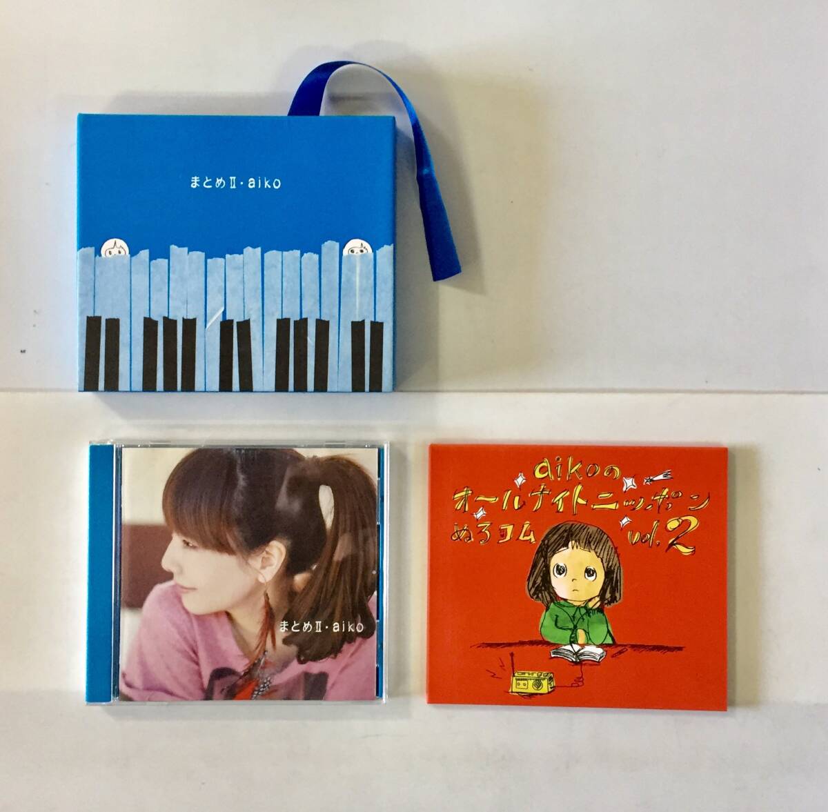 aiko ベストアルバムCD「まとめ」Ⅰ+Ⅱ セット 初回限定盤／特典CD付き【中古】_画像7