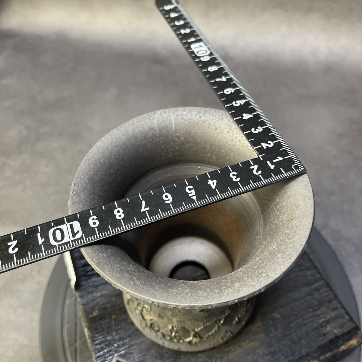 ri517 месяц поверхность ...HAND Made цветочный горшок керамика осмотр ( агава pakips.. дракон .. небо чёрный огонь .factory SRLkatachi завод gla сверло s. корень растения черепаха . дракон 