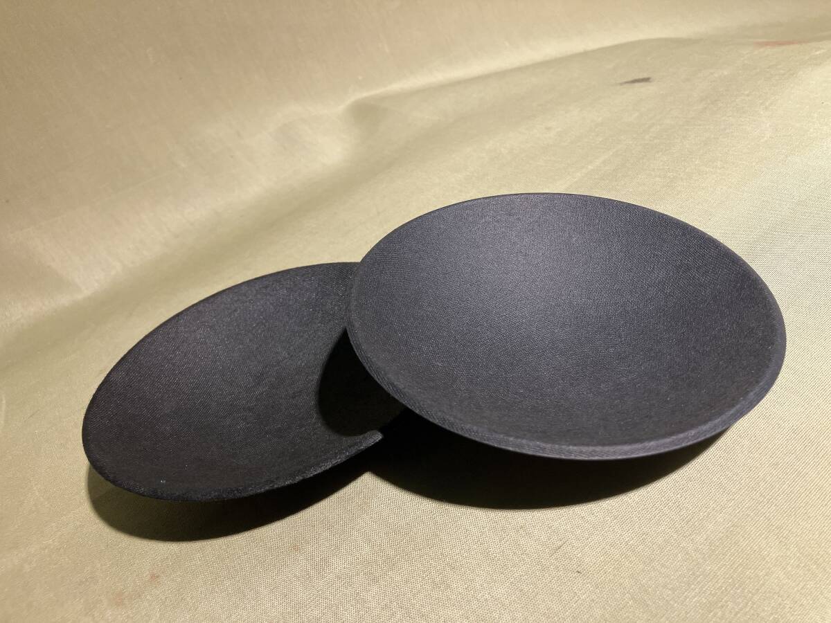 新品２枚セットの値段です。紙製 Φ（直径）約124mm 高さ22mm_画像2