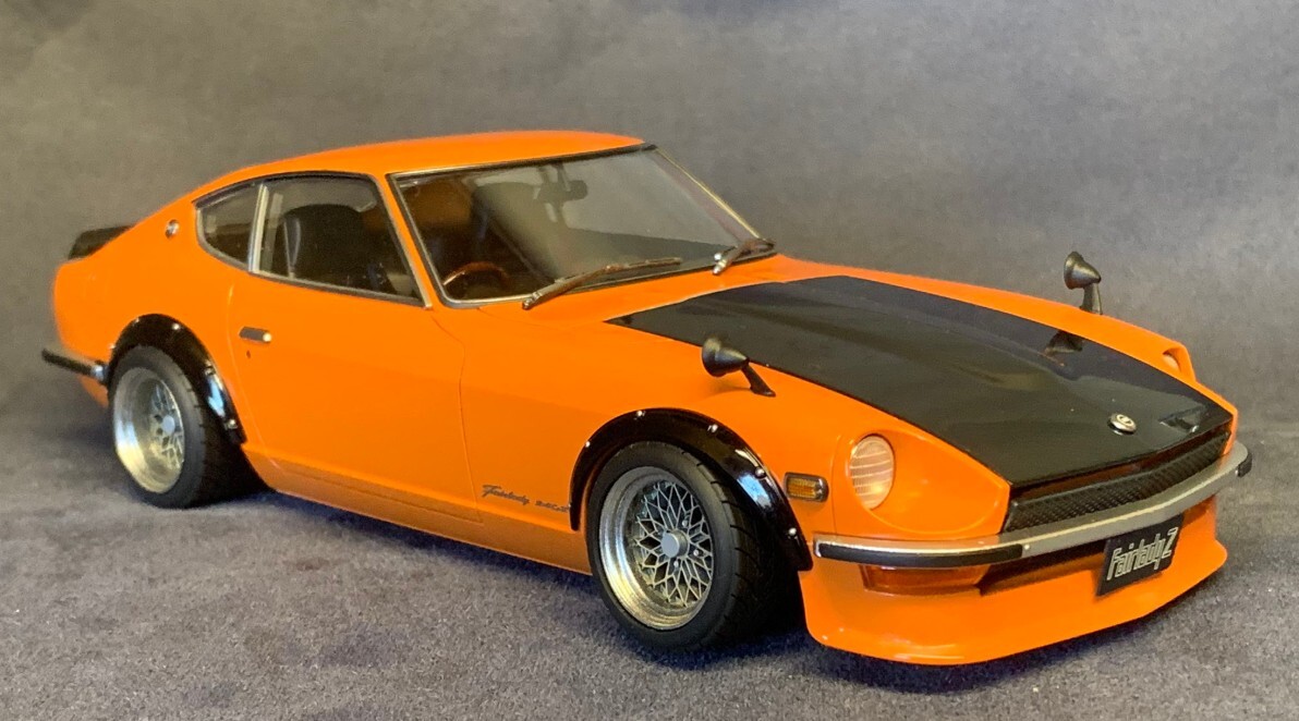 CU4　T社S30Zストリートカスタム用ローダウンパーツ　THEストリートシリーズ　1/24scale　カーモデル用 　1台分　 3Dプリント　レジン製_画像9