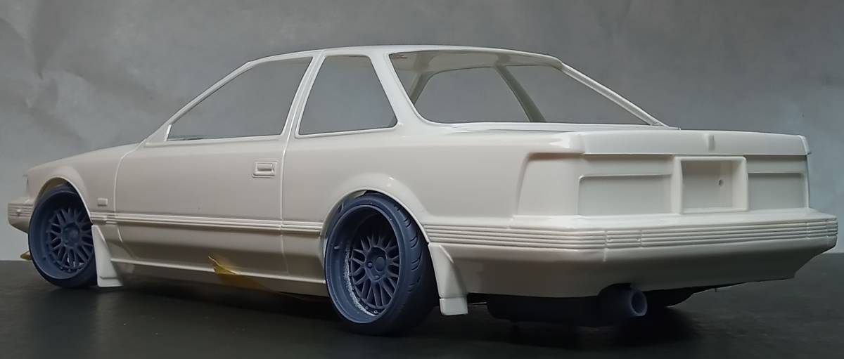 SP28 T社トヨタMZ20ソアラ用ローダウンパーツ BBS-LM版　THEストリートシリーズ　1/24scale　カーモデル用　1台分　3Dプリント　レジン製_画像9