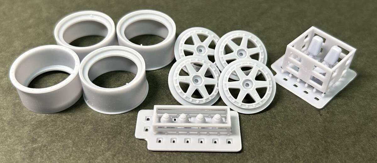 PA47　ハセガワ製R31Gr.Aリーボック仕様用パーツセット THEストリートシリーズ 1/24scale カーモデル用 1台分_画像4