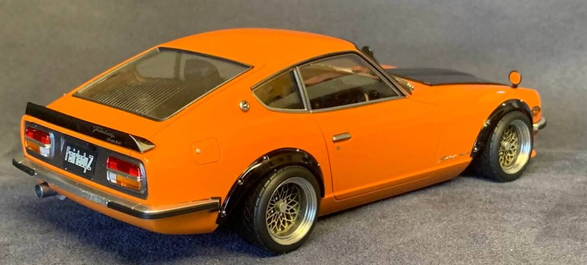 CU4　T社S30Zストリートカスタム用ローダウンパーツ　THEストリートシリーズ　1/24scale　カーモデル用 　1台分　 3Dプリント　レジン製_画像8
