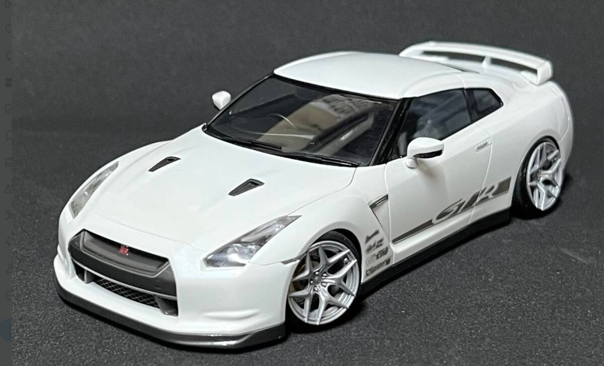 PA12 KS-CU2専用20 インチ V-P TYPE ホイール ケイSTYLE! THEストリートシリーズ 1/24scale カーモデル用 1台分 3Dプリント レジン製_画像7