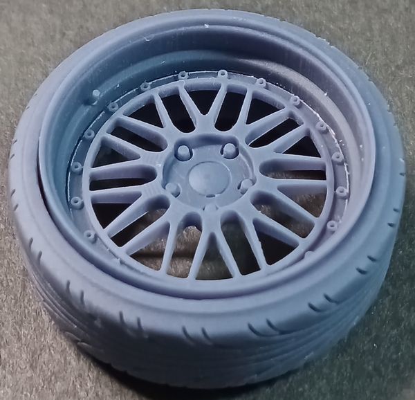 SP28 T社トヨタMZ20ソアラ用ローダウンパーツ BBS-LM版　THEストリートシリーズ　1/24scale　カーモデル用　1台分　3Dプリント　レジン製_画像8