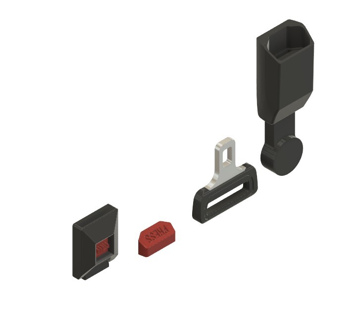 PA50　市販車汎用シートベルトパーツセット THEストリートシリーズ 1/24scale カーモデル用_画像2