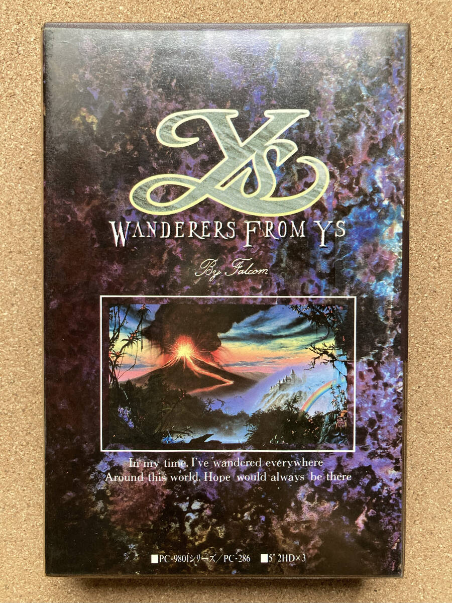 【未開封】PC-9801 / PC-286 WANDERERS FROM Ys Ys3 イースIII 5インチ版_画像1