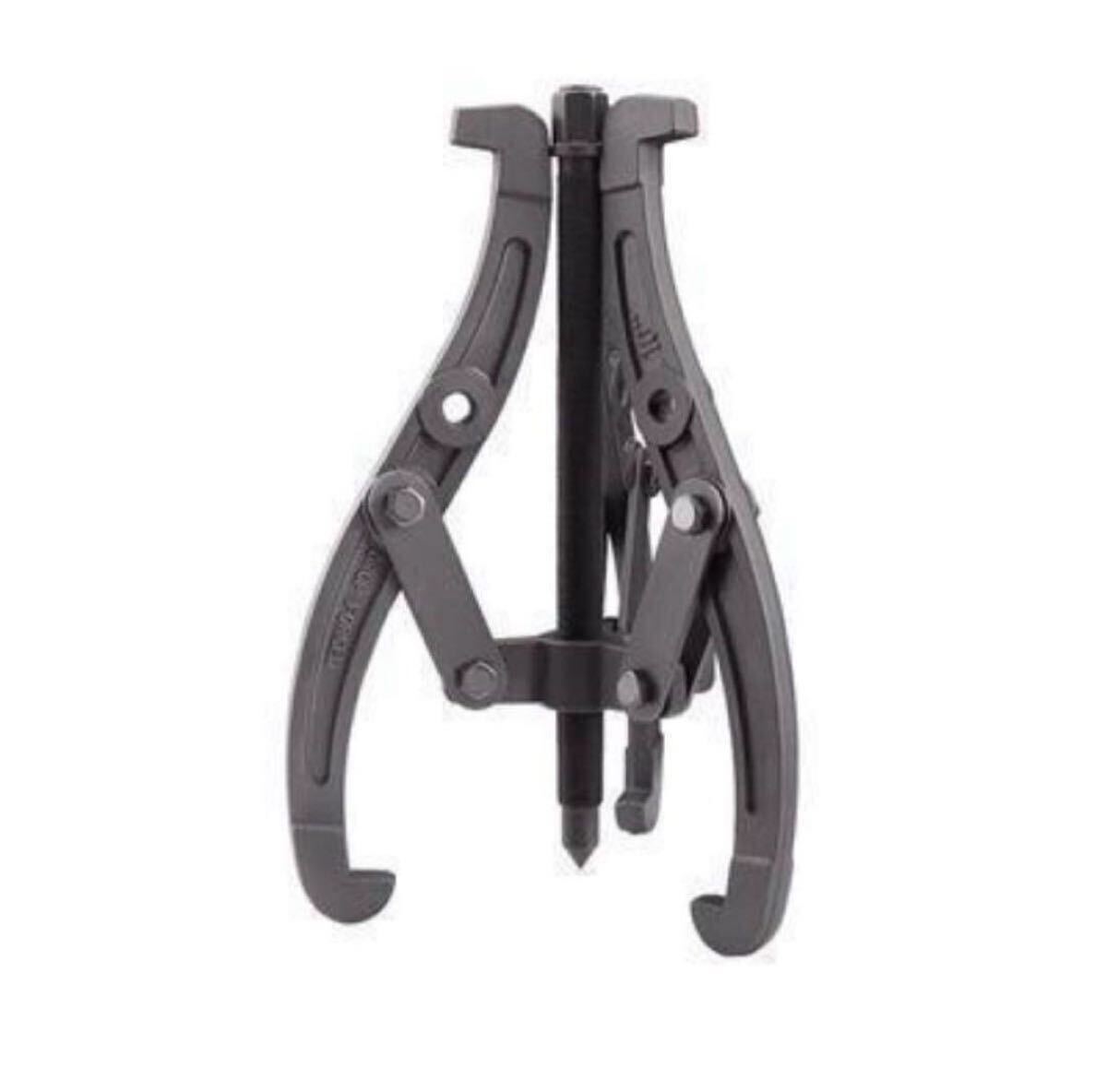 ギア プーラー 6インチ ギヤ プーリー抜き ベアリング 3本爪 ギアプーラー 工具 ギア 外し 高硬度 がっちり固定 安定_画像2