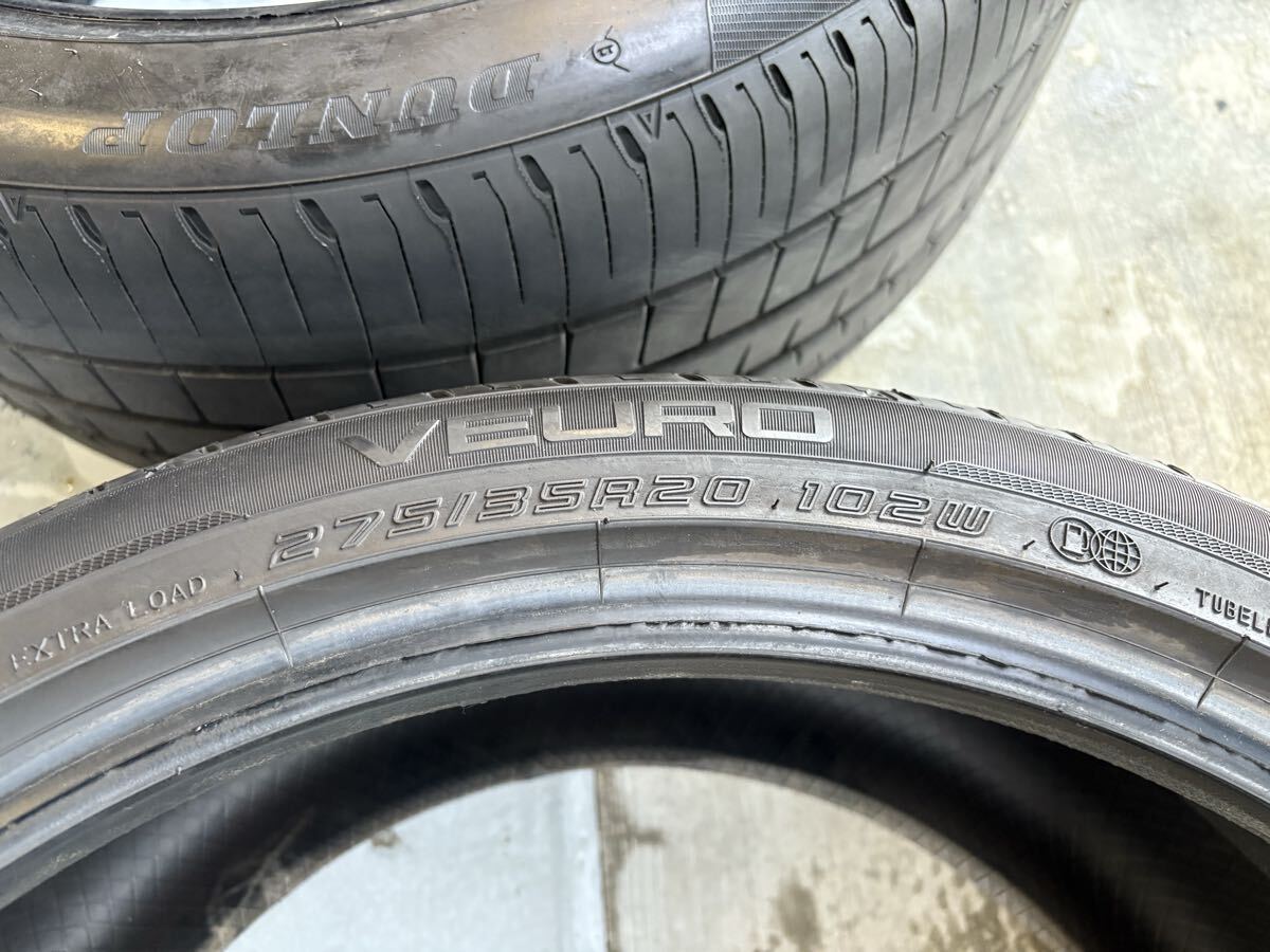 ダンロップ VEURO VE304 275/35R20 2020年製　バリ溝_画像4
