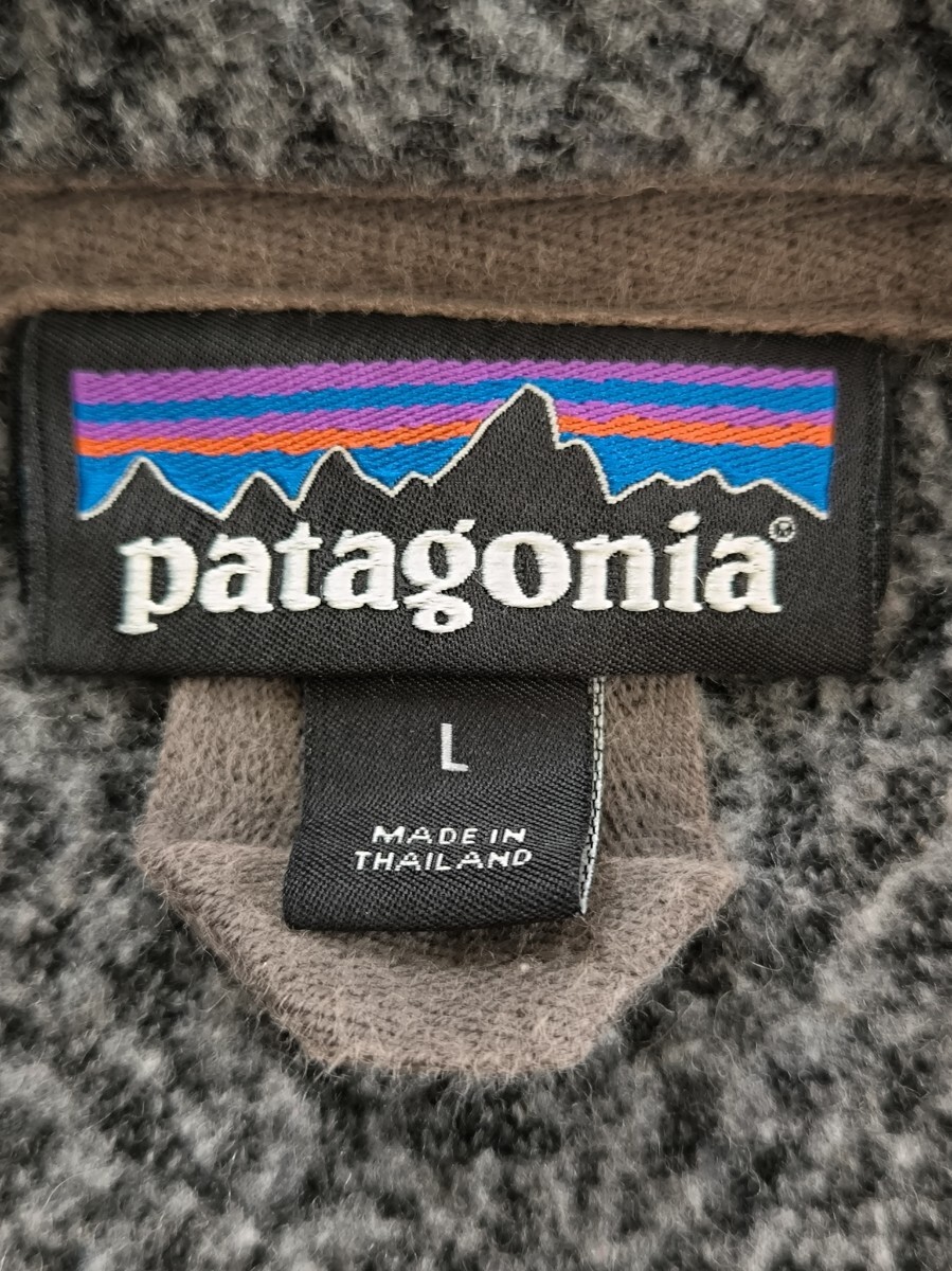 古着 Patagonia パタゴニア ウーリエステル フリースジャケット フルジップ アウトドア ワンポイント ロゴ刺繍 レディース Lサイズ 1781_画像6