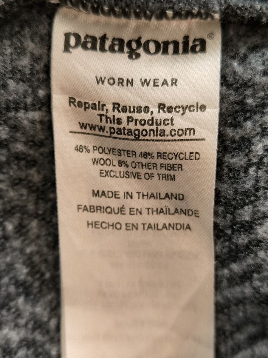 古着 Patagonia パタゴニア ウーリエステル フリースジャケット フルジップ アウトドア ワンポイント ロゴ刺繍 レディース Lサイズ 1781_画像7