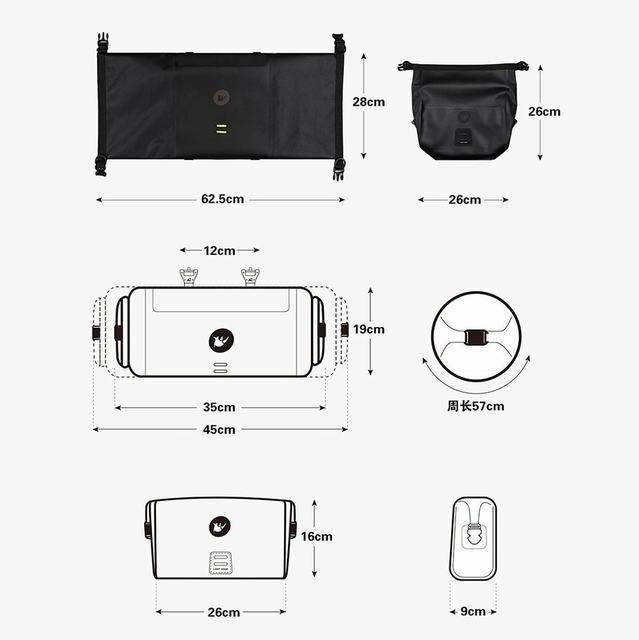  велосипед 2in1 передняя балка g8L+4L водонепроницаемый 2WAY specification independent использование возможно отражающий стерео 