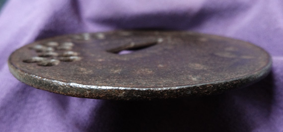 металлический земля большой ... гарда меча ( слива цветок. map )