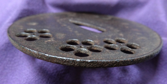 металлический земля большой ... гарда меча ( слива цветок. map )