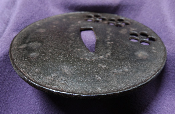 металлический земля большой ... гарда меча ( слива цветок. map )