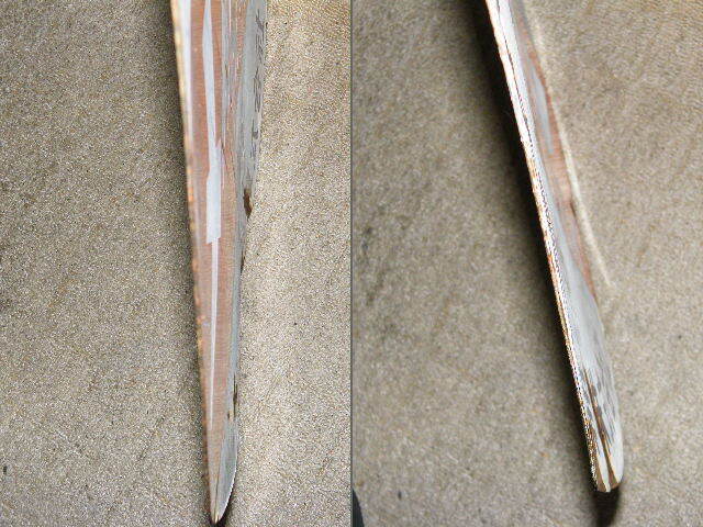 o品名o 昭和レトロ両面 大型 看板 川崎航空機製 メイハツ オートバイ 川崎 明発 工業 丸型 約72cm♪カワサキ バイク広告ブリキ鉄製ホーロー_画像10