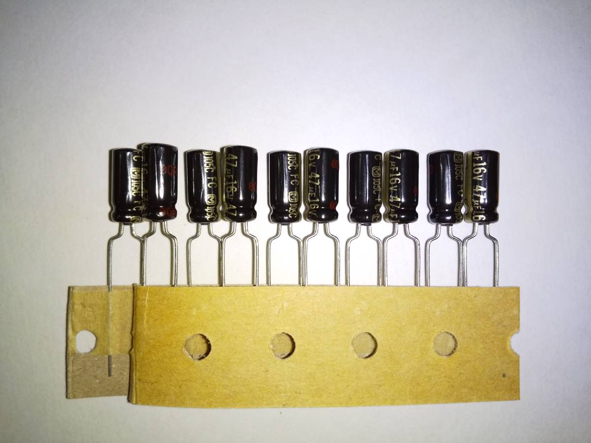  Panasonic электролитический конденсатор 16V 47μF 105*C 20 шт 23