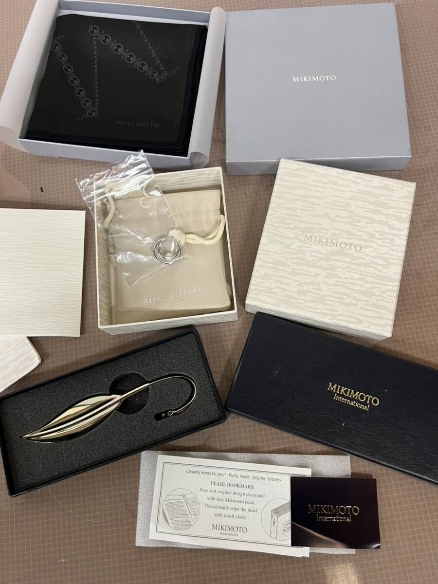 MIKIMOTO жемчуг кольцо аксессуары Mikimoto комплект продажа 