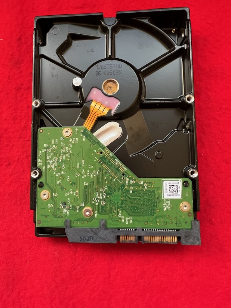 不良返金保証　 WDC 3.5インチ HDD WD10EFRX-68FYTN0　1TB　(ST13)_画像2