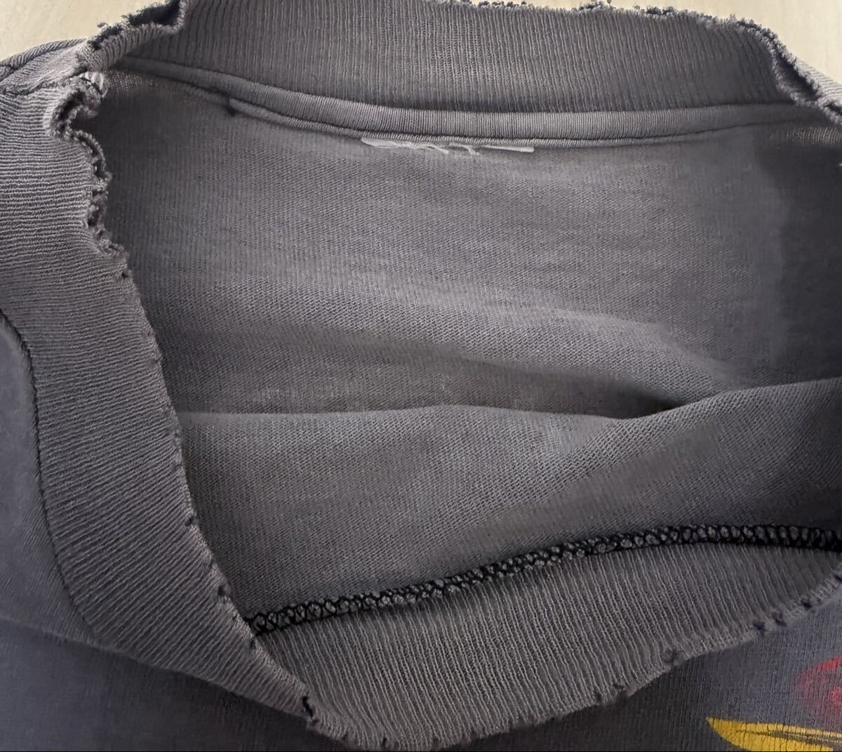 POWELL PERALTA パウエルペラルタ 80s 90s スカル ビンテージロンT ヴィンテージTシャツ 古着 フェードTシャツ Lサイズ_画像6