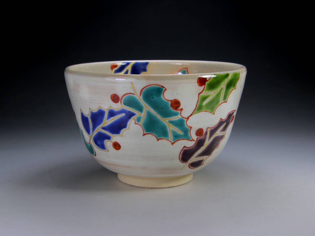  цветная роспись . чашка Рождество .книга@. Nakayama . белый чайная посуда . ночь чай .