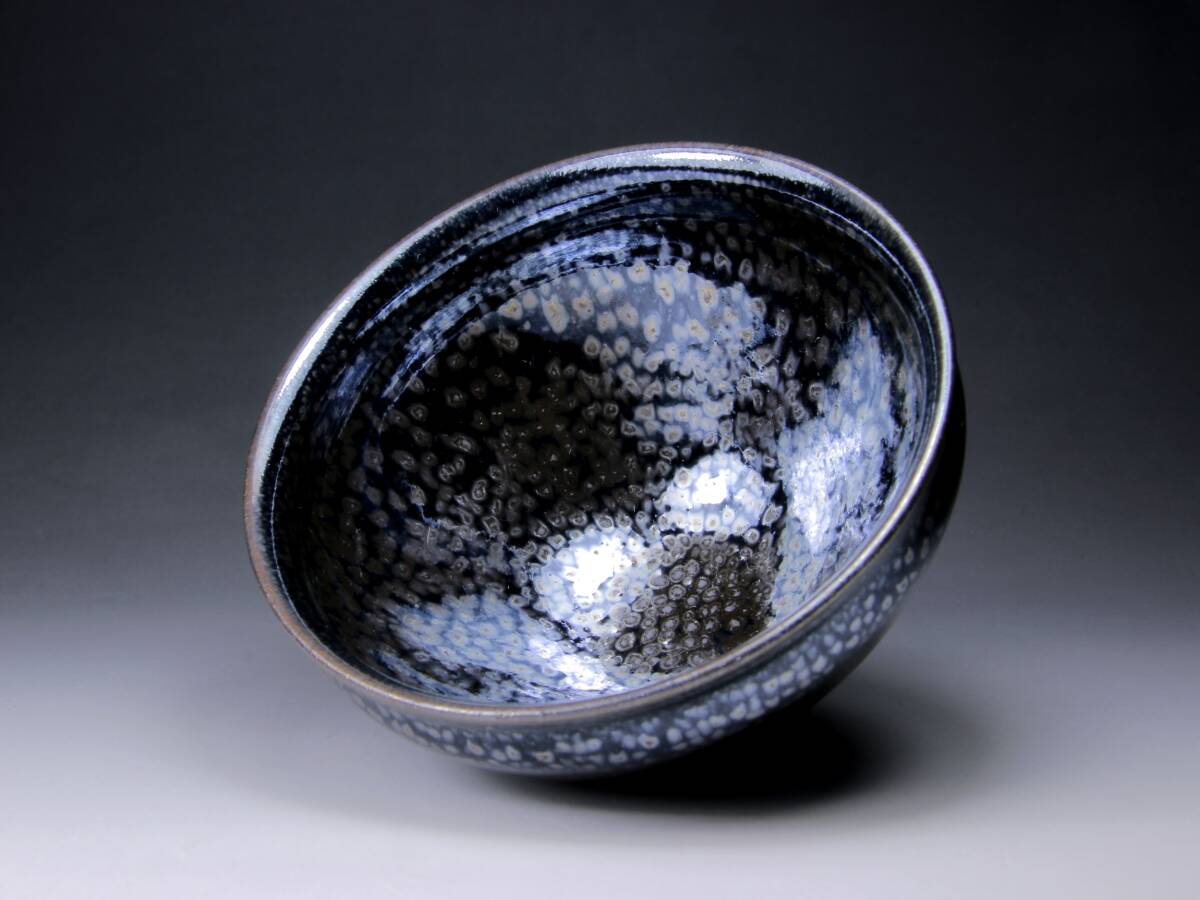 伊藤彰 油滴天目茶碗 共箱 茶道具 _画像2