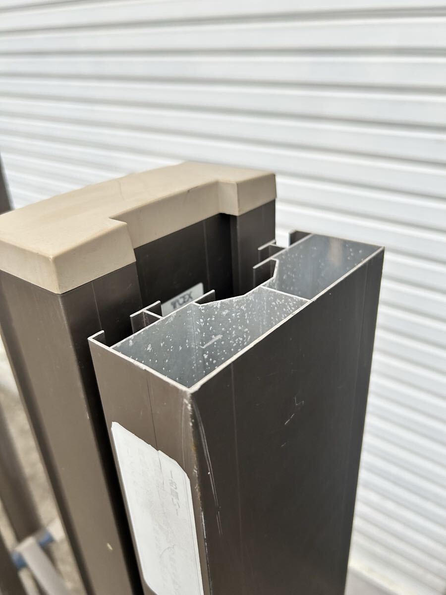 アルミキャスターゲート アコーディオン伸縮門扉 仮設足場資材(最大3.36m)(5650) 岐阜県養老町 _画像4