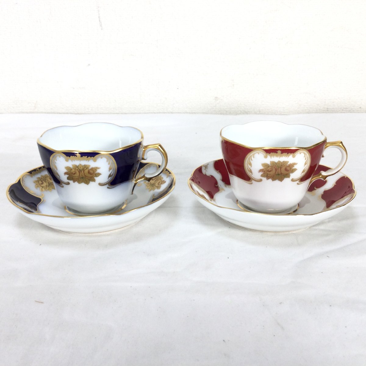 大倉陶園 OKURA クイーンローズ デミタス カップ＆ソーサー 洋食器 コレクション_画像1