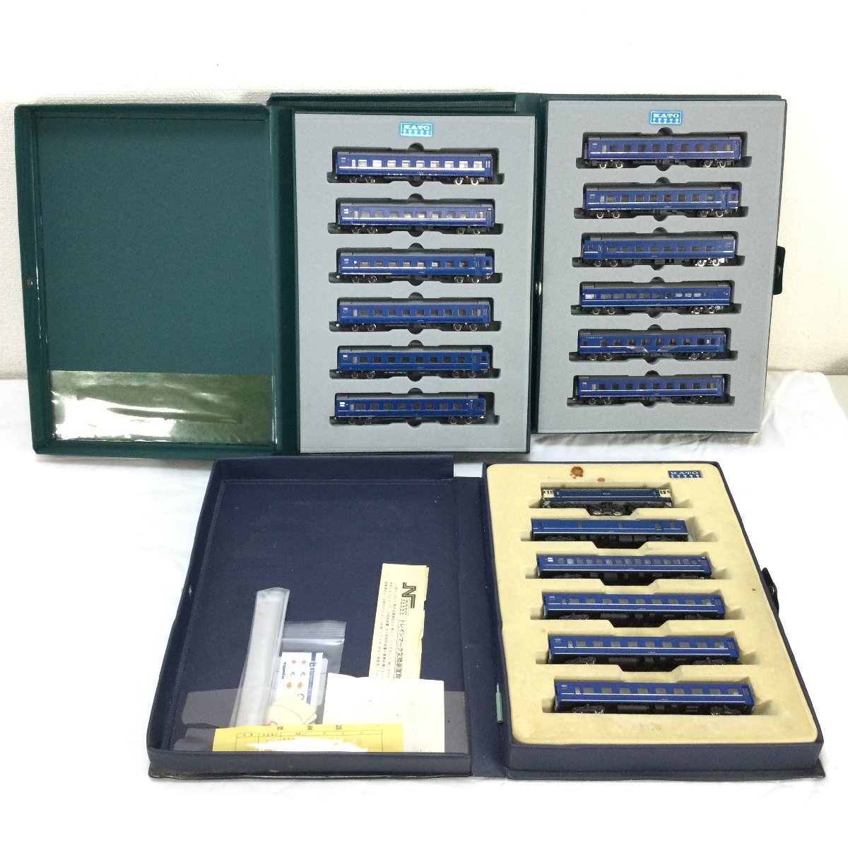 【ジャンク】 KATO カトー EF65 電気機関車ブルートレイン セット Nゲージ 鉄道模型 おもちゃ コレクション_画像1