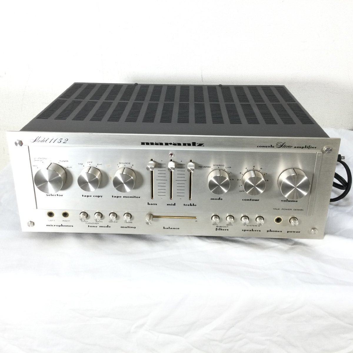 【難あり】 Marantz マランツ 1152 console stereo amplifier ステレオコンソールアンプ プリメインアンプ オーディオ 音響機器_画像1
