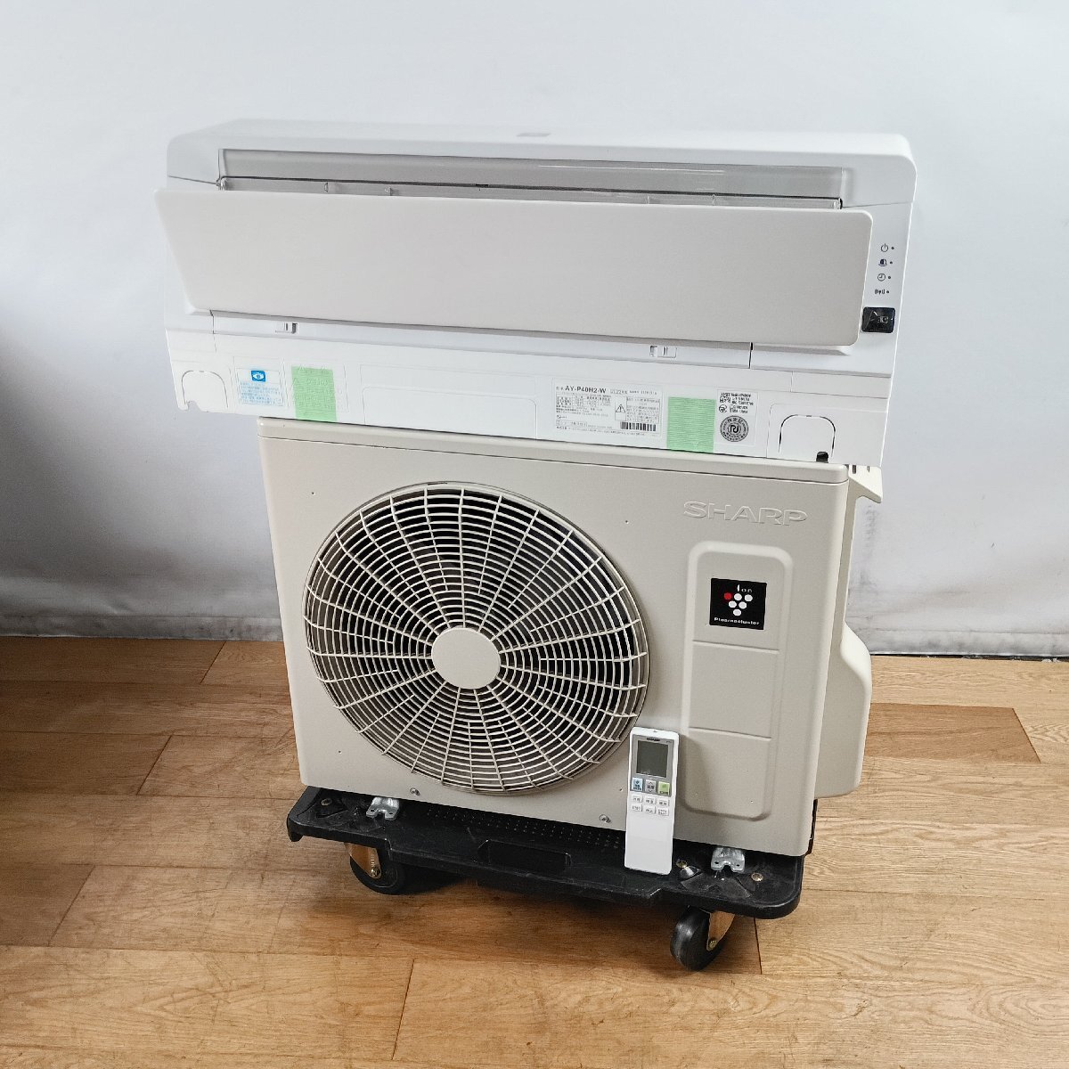 【ジャンク】 SHARP シャープ ルームエアコン AY-P40H2-W AU-P40H2Y 2022年製 冷房能力4.0kW プラズマクラスター 空調機器_画像1