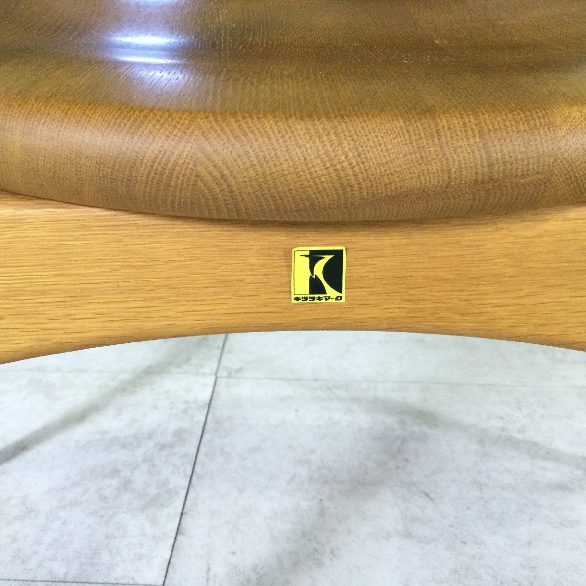 HIDA 飛騨産業 CRESCENT クレセント アームチェア ダイニングチェア キツツキマーク 椅子 インテリア 家具 ③_画像8