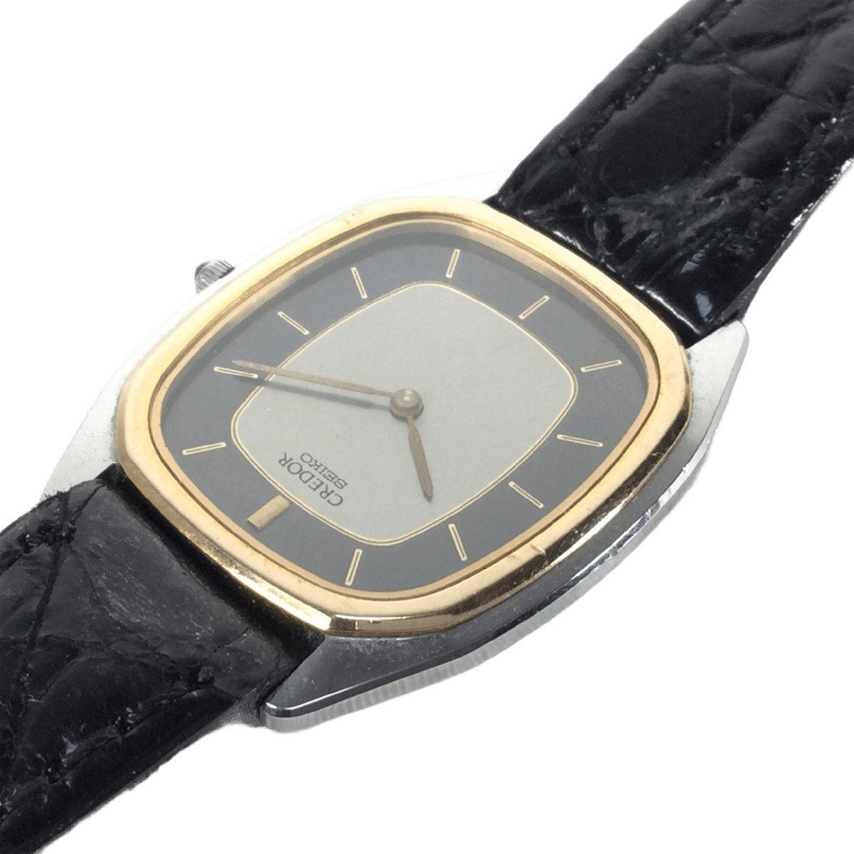 【ジャンク】 SEIKO セイコー CREDOR クレドール 14Kベゼル クォーツ レディース 腕時計 6730-5120_画像2