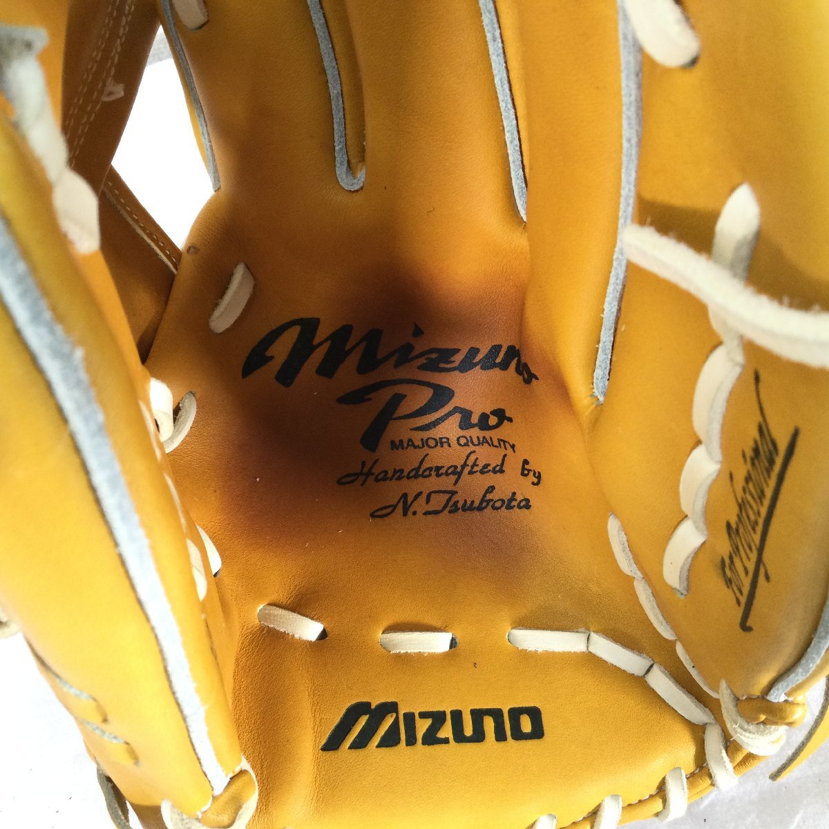 mizuno ミズノプロ 松井秀喜モデル For Professional 外野手用 グローブ グラブ 読売ジャイアンツ ヤンキース 野球_画像5