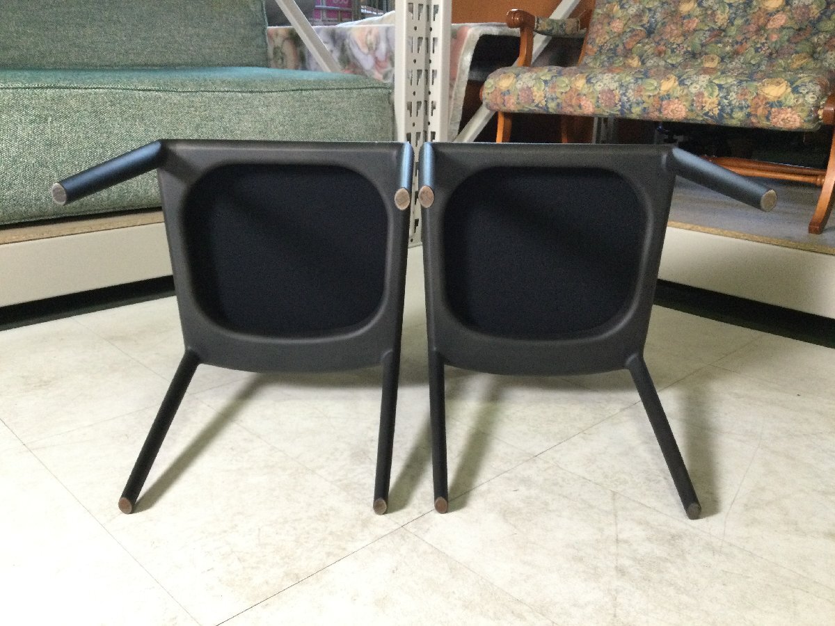 TIME&STYLE タイムアンドスタイル Twisted back chair ツイステッドバックチェア ダイニングチェア 2024年製 2脚セット 椅子 展示品 ①_画像5