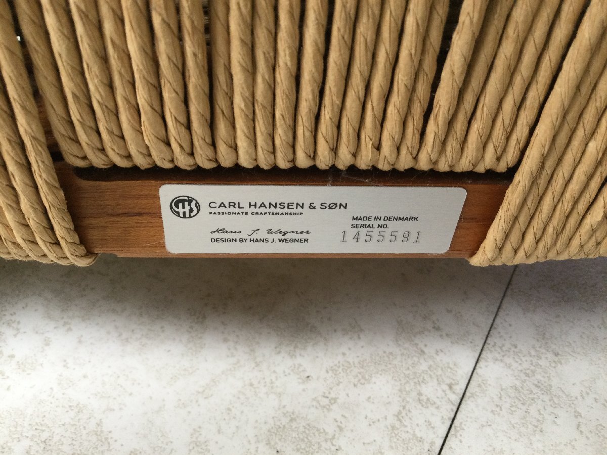 Carl Hansen & Son カールハンセン & サン CH24 Yチェア 椅子 ダイニングチェア ハンス・J・ウェグナー 家具 インテリア ②_画像8