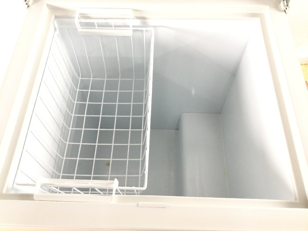 Panasonic パナソニック NR-FC22FA-W形 電気冷凍庫 冷凍 ストッカー 215L 質量47kg 冷凍庫 アイス チェスト フリーザー 家電 2011年製_画像3