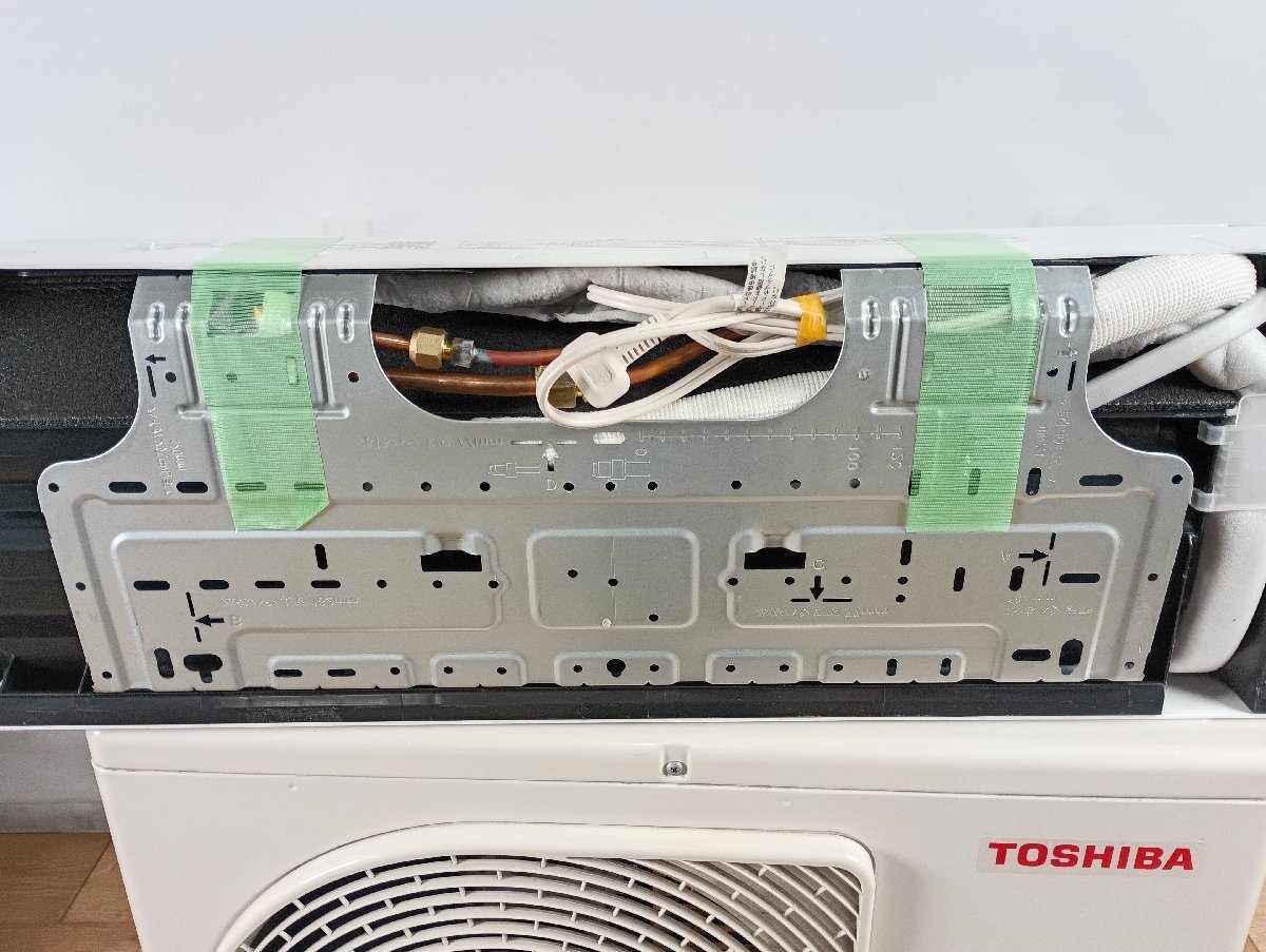 TOSHIBA 東芝 ルームエアコン RAS-K221M(W) RAS-K221MA 2023年製 冷房能力2.2kw 空調機器_画像4