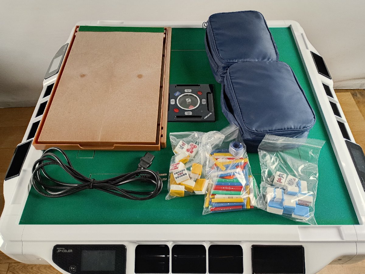 AMOS アモス JP-COLOR 全自動麻雀卓 折りたたみタイプ【直接引取限定/配送不可】_画像7