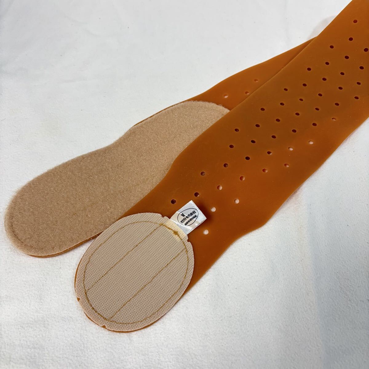 オカモト 生ゴム腰ベルト 骨盤ケア 天然生ゴム100 骨盤ベルト 男女兼用 Mサイズ(11167G_画像3