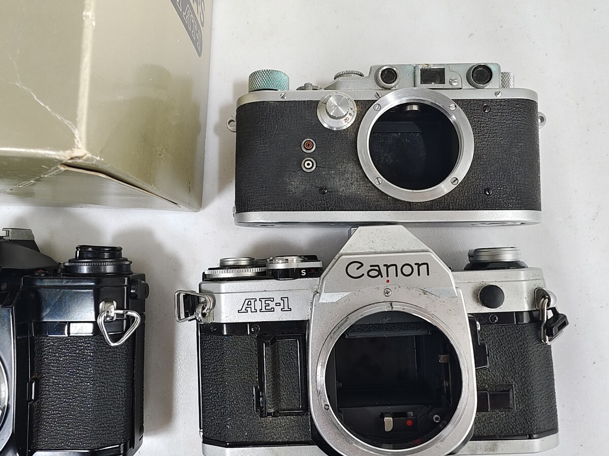[ регулировка товар ②] Canon AE-1 EF NICCA minolta пленочный фотоаппарат однообъективный зеркальный Canon Minolta 1 иен начало распродажи совместно утиль 