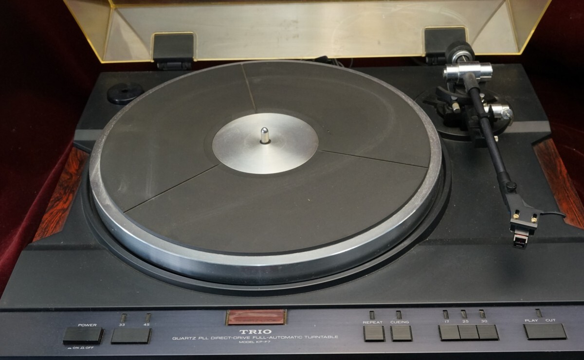 A&P TRIO:KPF7:フルオ-トアナログプレイヤ-:MMカ-トリッジ付:USED:JUNK_画像5
