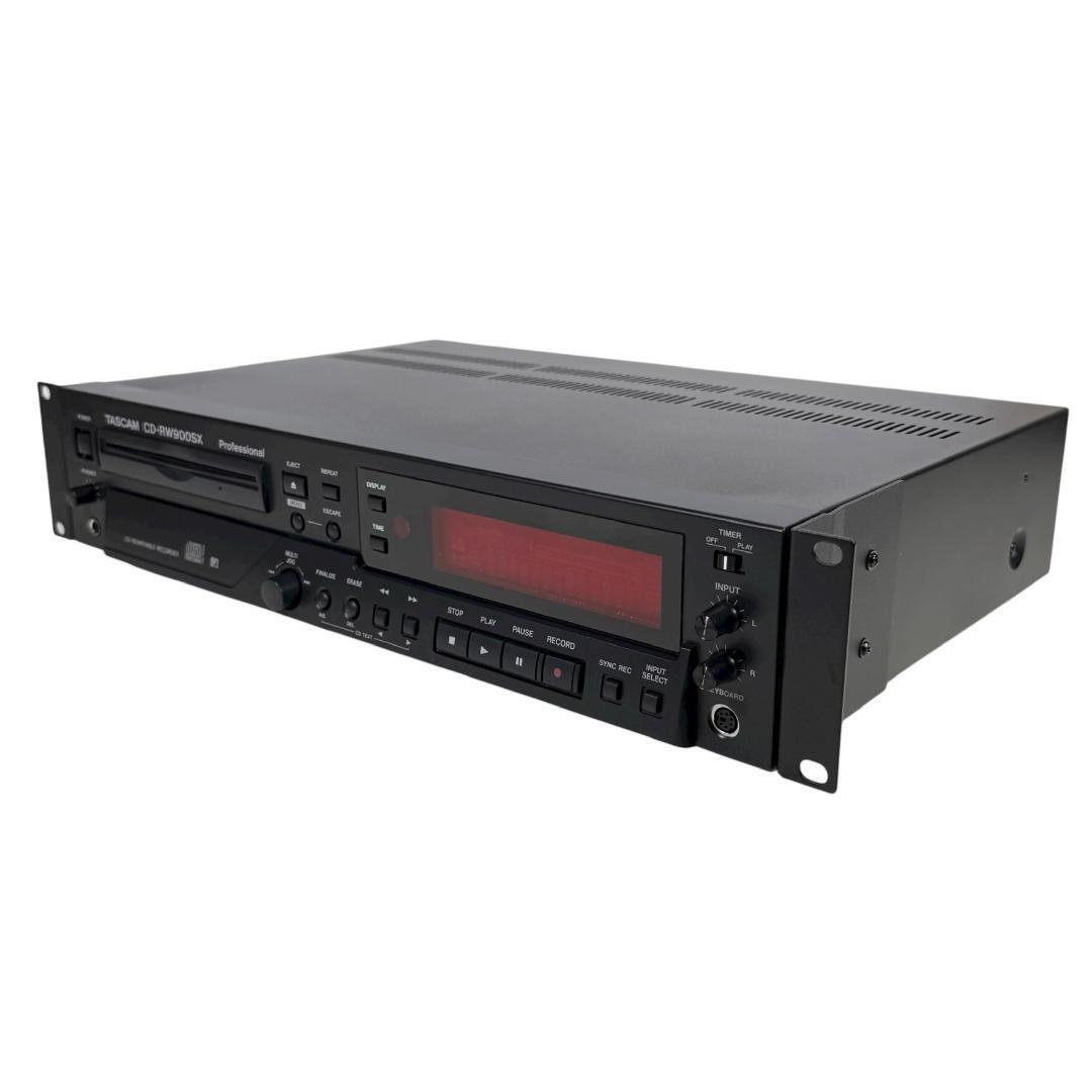 ◆CD再生履歴0時間・2022年製・元箱付属・録音動作確認済◆TASCAM CD-RW900SX 業務用CDプレーヤー/レコーダー_画像5