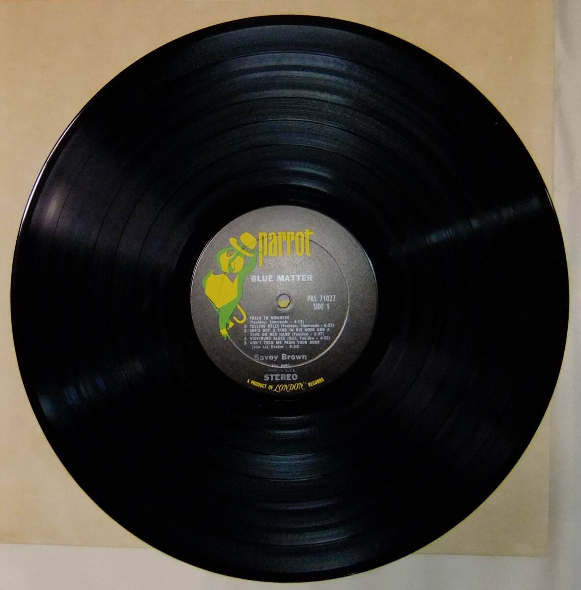 Savoy Brown / Blue Matter / '69US Parrot / Terre Haute Pressing / UK Blues Rock / US初盤 / 見開き / Prod. Mike Vernon_画像9