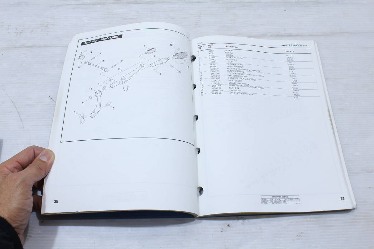  б/у Harleydavidson 06* спорт Star модель каталог запчастей 99451-06A Harley Davidson 