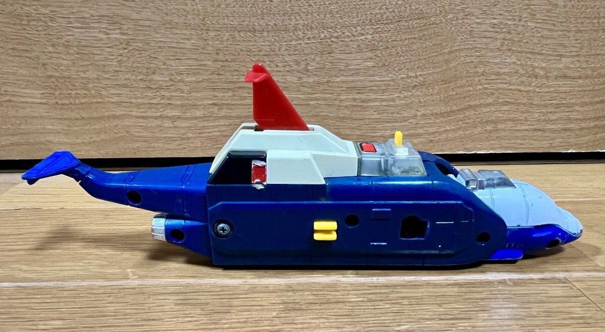 ジャンク 超獣戦隊ライブマン DX超合金 ライブロボ アクアマシン 左脚 ブルードルフィン BANDAI フィギュア_画像3