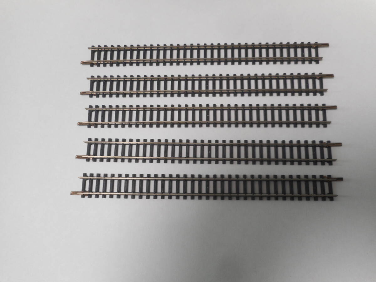 KATO：固定式線路 2502：直線 162mm　5本：ジャンク品_画像1