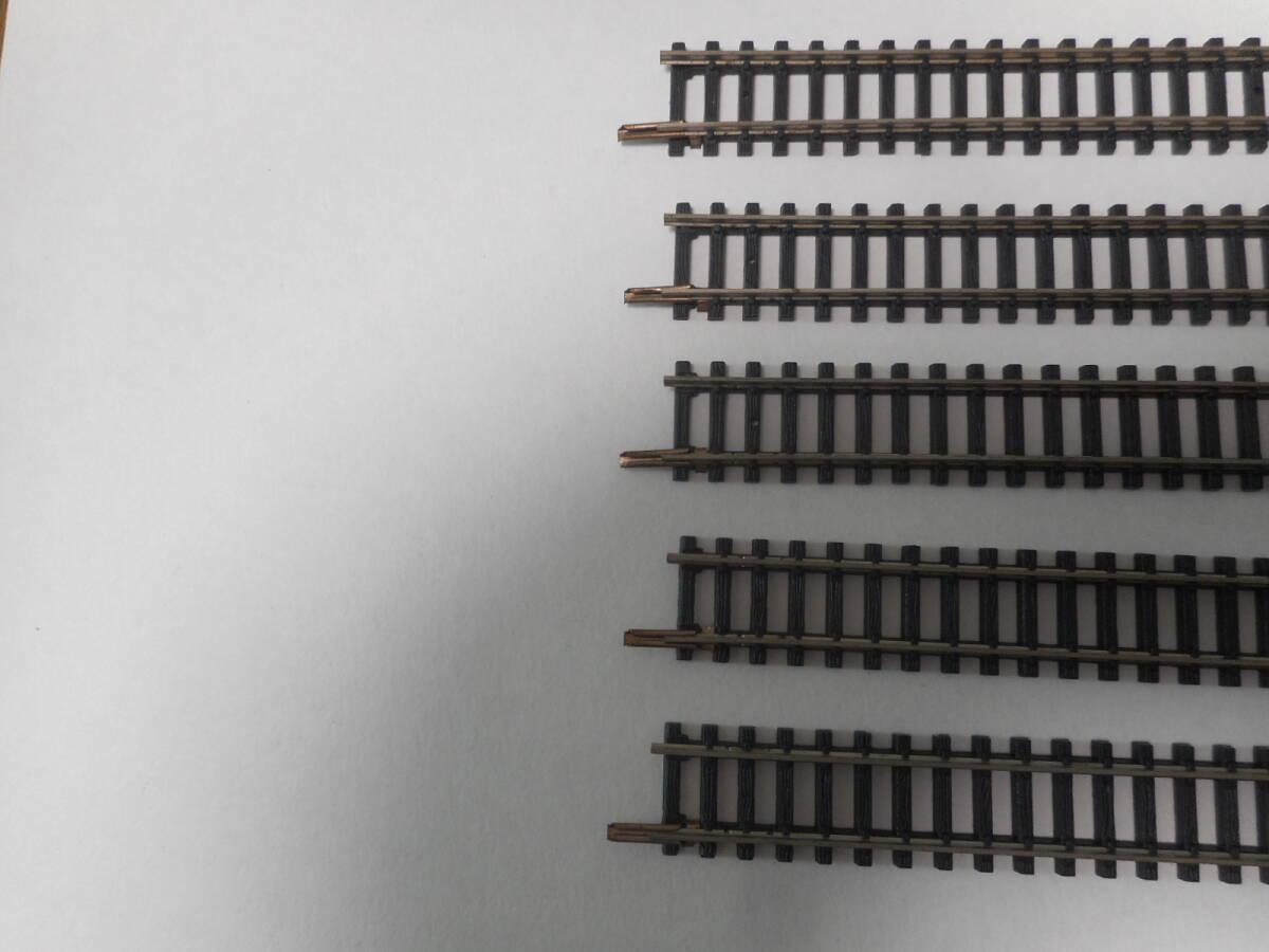 KATO：固定式線路 2502：直線 162mm　5本：ジャンク品_画像2
