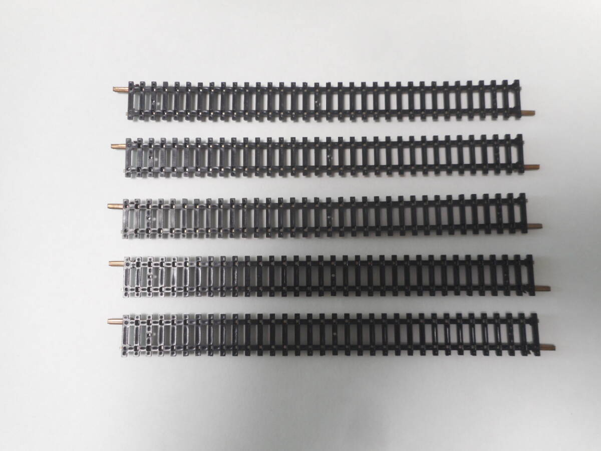 KATO：固定式線路 2502：直線 162mm　5本：ジャンク品_画像4
