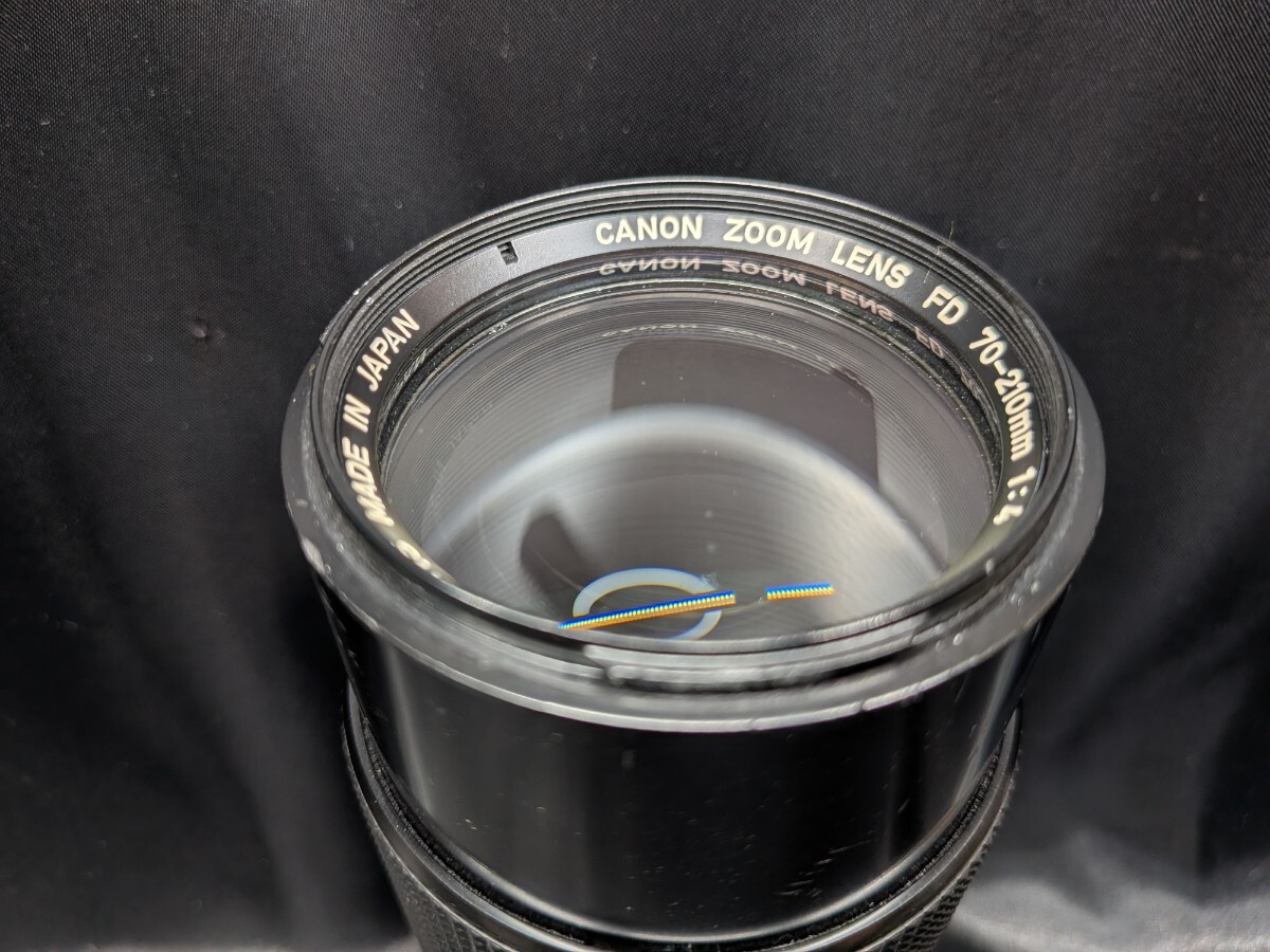 Canon キャノン 純正 FD 70-210mm MF高級望遠ズームレンズ 1:4 希少・完動品 も9_画像7